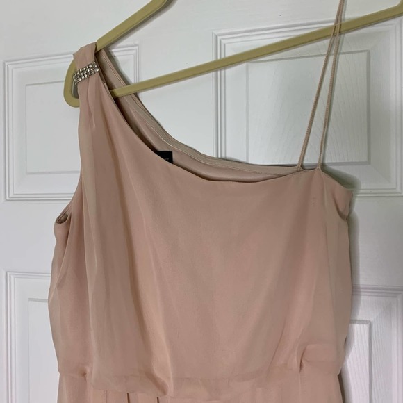 Adrianna Adrianna Papell Blush Pink Chiffon Formal Dress size 10 - Picture 6 of 10